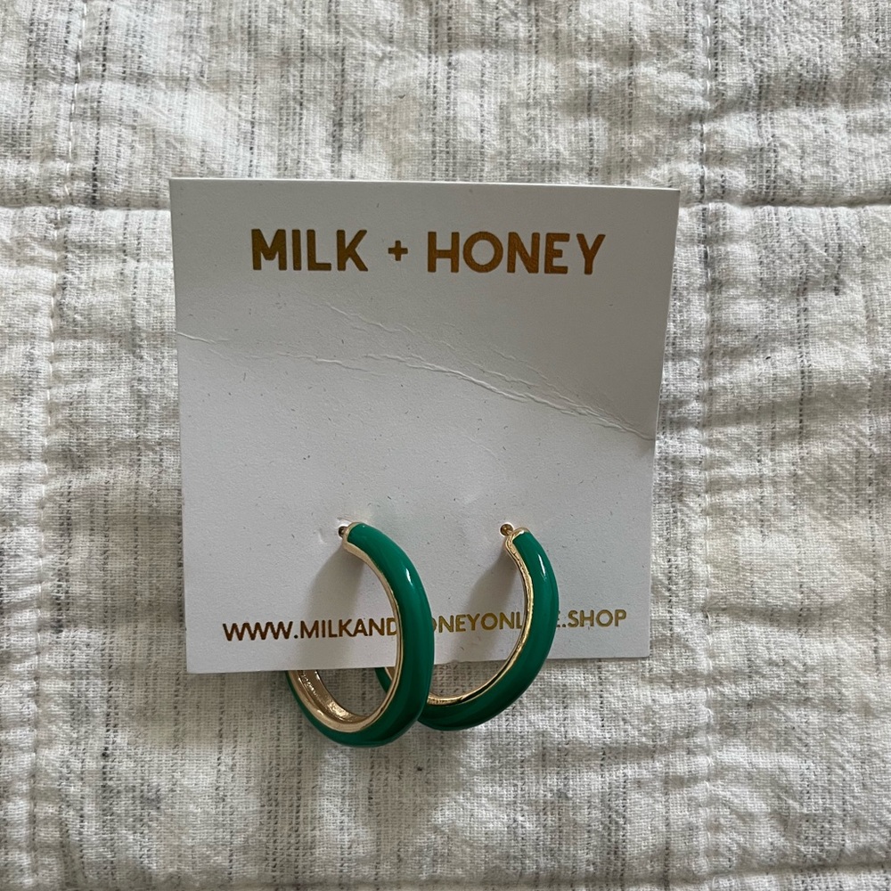 Milk and Honey earrings